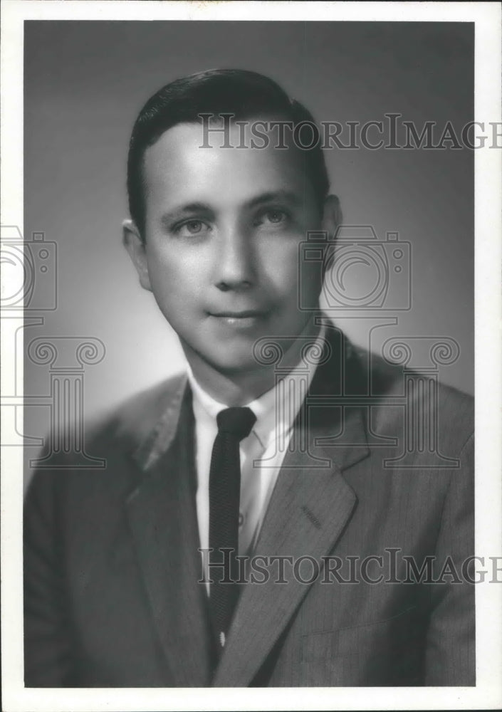 1967 Press Photo William Jordan, Exchange Security Bank Vice President, Alabama - Historic Images