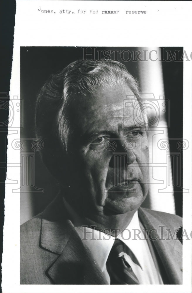 1980, A. W. Jones, Attorney for Federal Reserve Bank - abna35172 - Historic Images