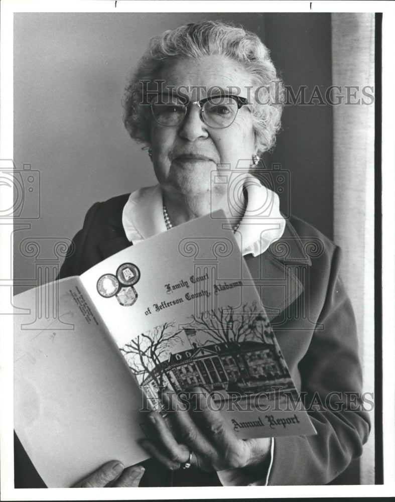 1981 Mrs. Eva Gregg, Jefferson County Family Court Volunteer Worker - Historic Images