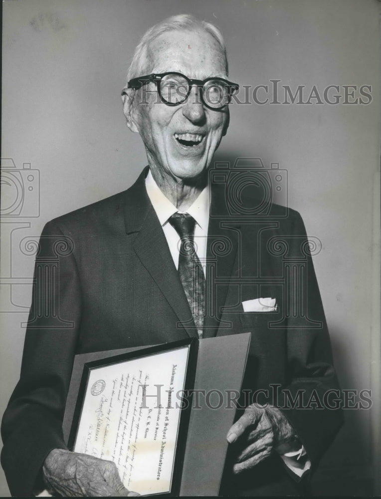 1964 Press Photo 93 year old Doctor C. B. Glenn, Pioneer Birmingham Educator - Historic Images