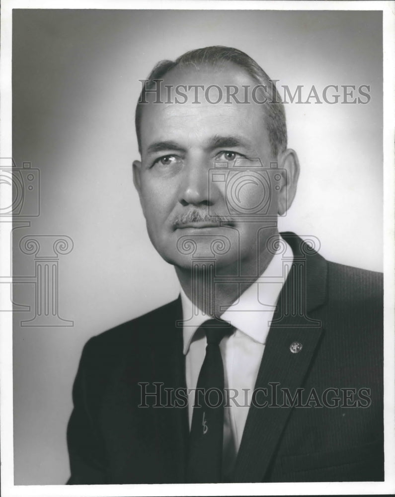1968 Press Photo Paul Felts, Vice President of Alabama Trucking Association - Historic Images
