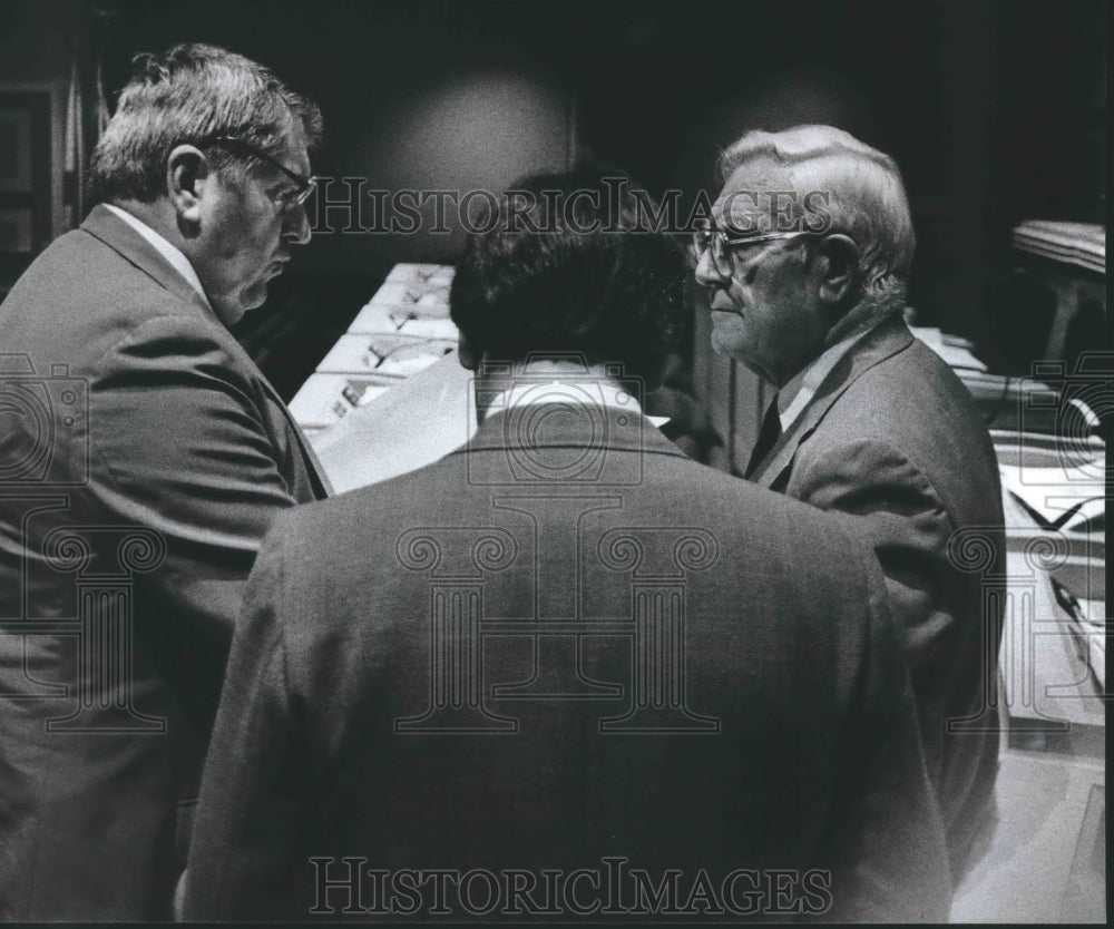 1988, Billy Gray and George Seibels, Alabama representatives - Historic Images