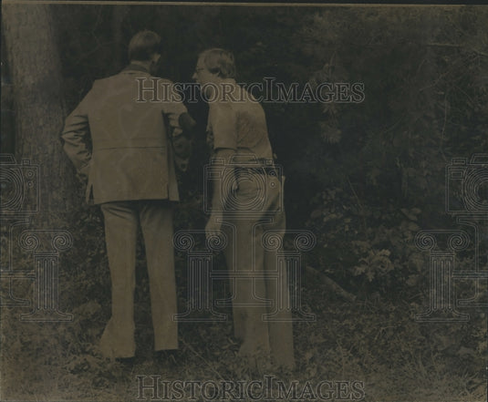 1977, Coroner C.C. Robey, Ed Burdett, Nigel Harlan, Murder Victim - Historic Images
