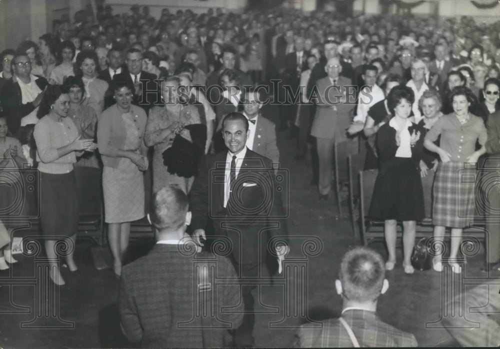 1962 Press Photo George Wallace Attorney, candidate for Governor, Bessemer, AL - Historic Images