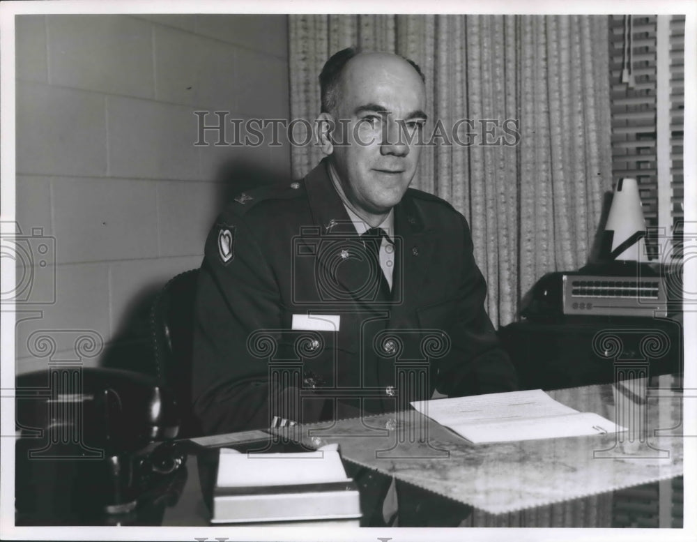 1962 Press Photo Colonel Richard Irvin at Redstone Arsenal - abna35674 - Historic Images