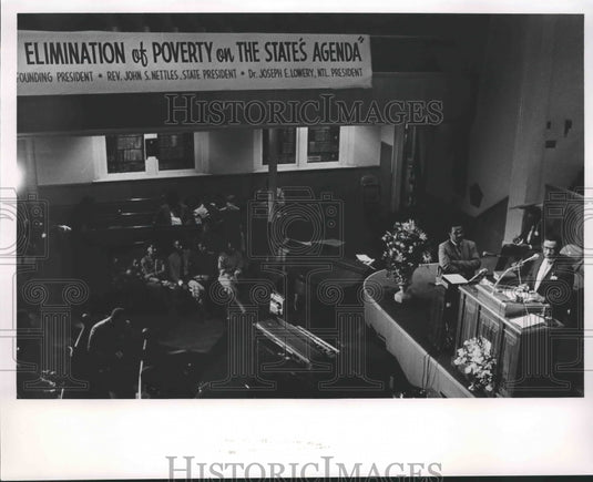 1986 Joe Lowery at Southern Christian Leadership Conference, Alabama - Historic Images