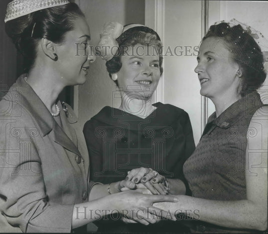 1961, Parent-teacher association presidents attend banquet, Alabama - Historic Images
