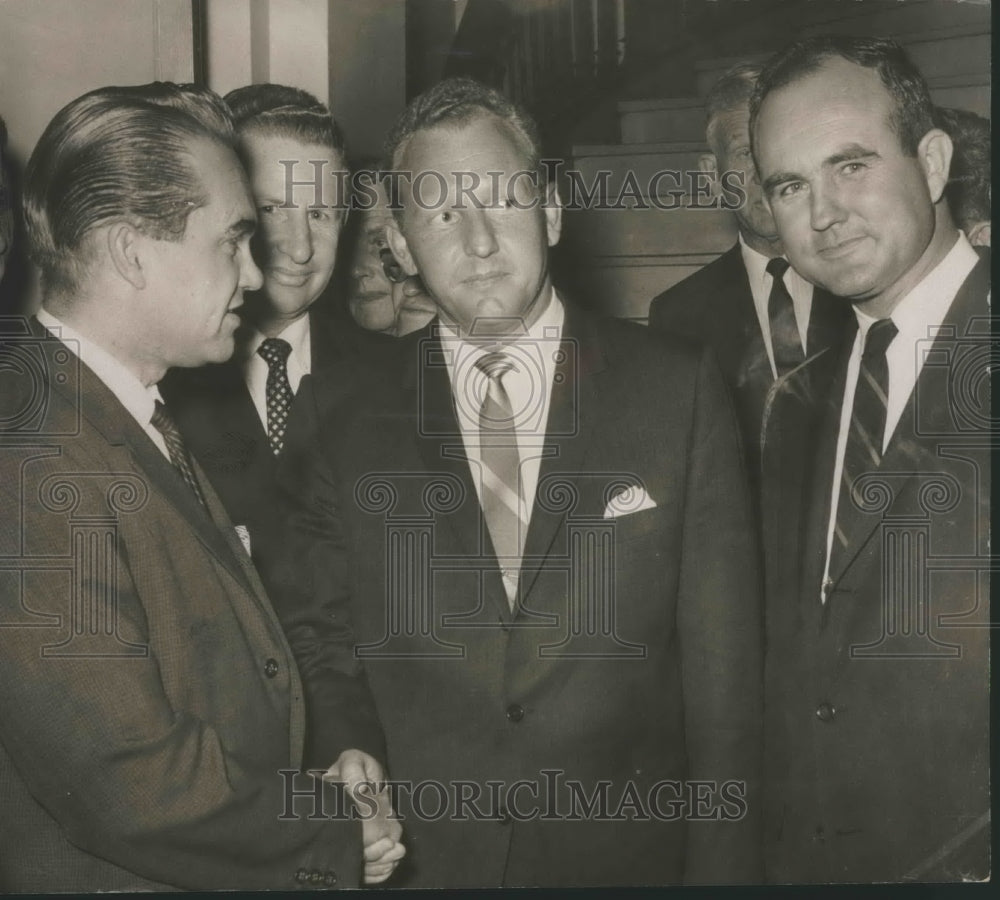 1962, Alabama Governor John H. Patterson and Louis J. Stampfli, Other - Historic Images