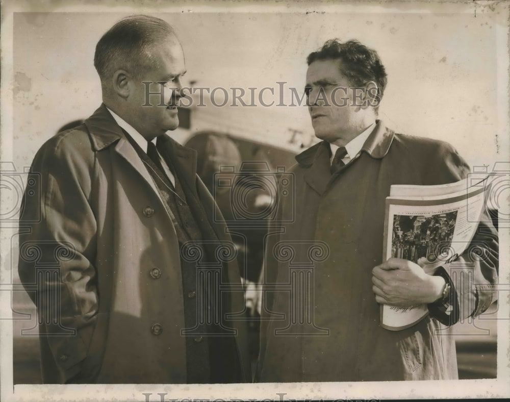 1948 Press Photo Reverend John C. Turner, R. W. Green, Saint Martin&#39;s in England - Historic Images