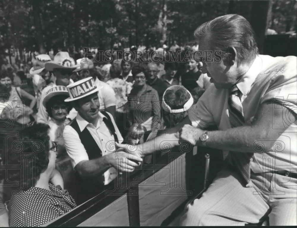 1982, Politician George C. Wallace with Supporters - abna35880 - Historic Images