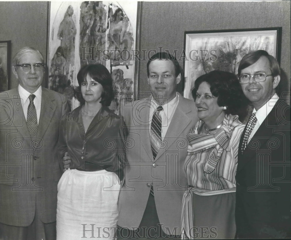 1979 Martin Hames, Educator, Local Actor with Others at Dedication - Historic Images