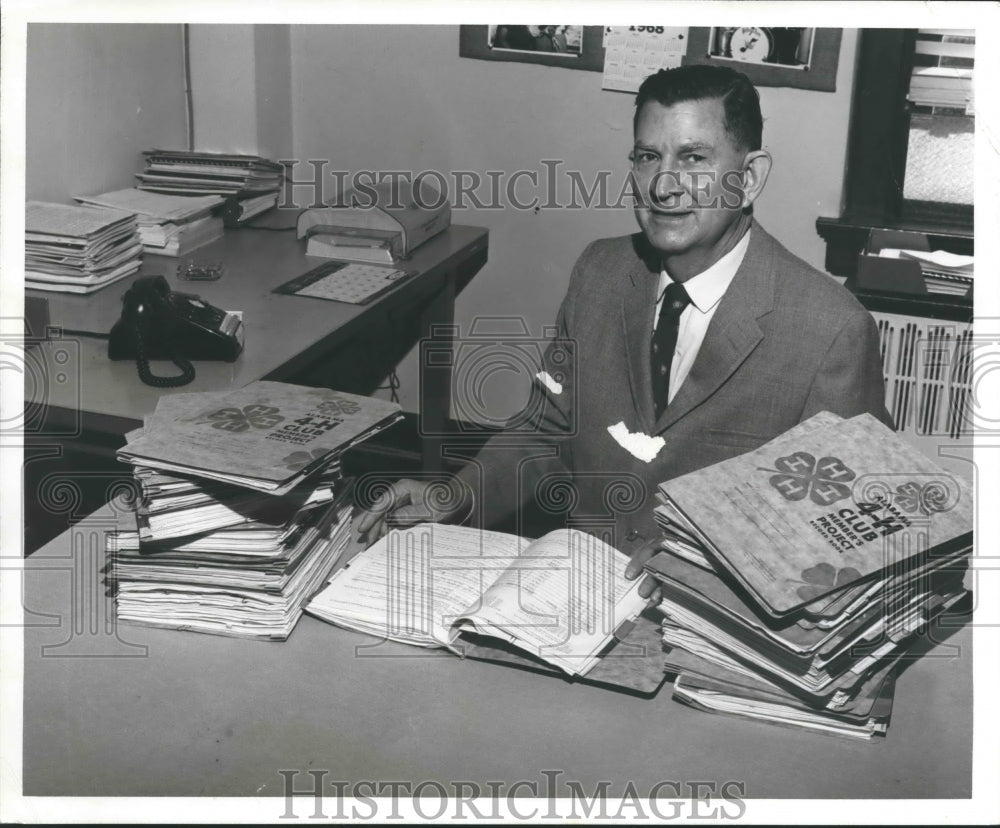 1968 Press Photo Hanchey Logue, State 4-H Leader - abna35938 - Historic Images