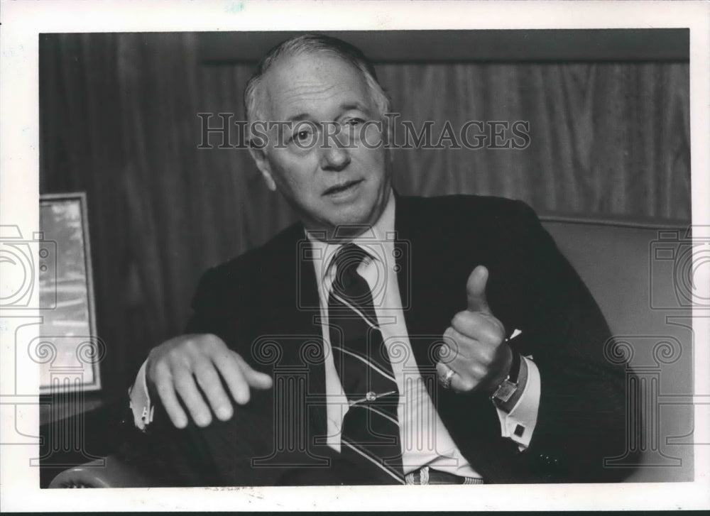 1988, James Kinnear, Texaco President - abna35981 - Historic Images