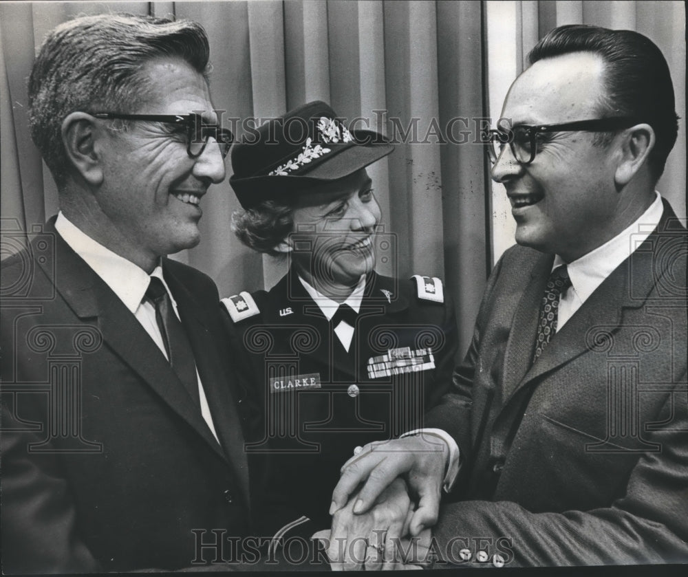 1966, John Wilkins, Lieutenant Colonel Margaret Clark, Other at Event - Historic Images