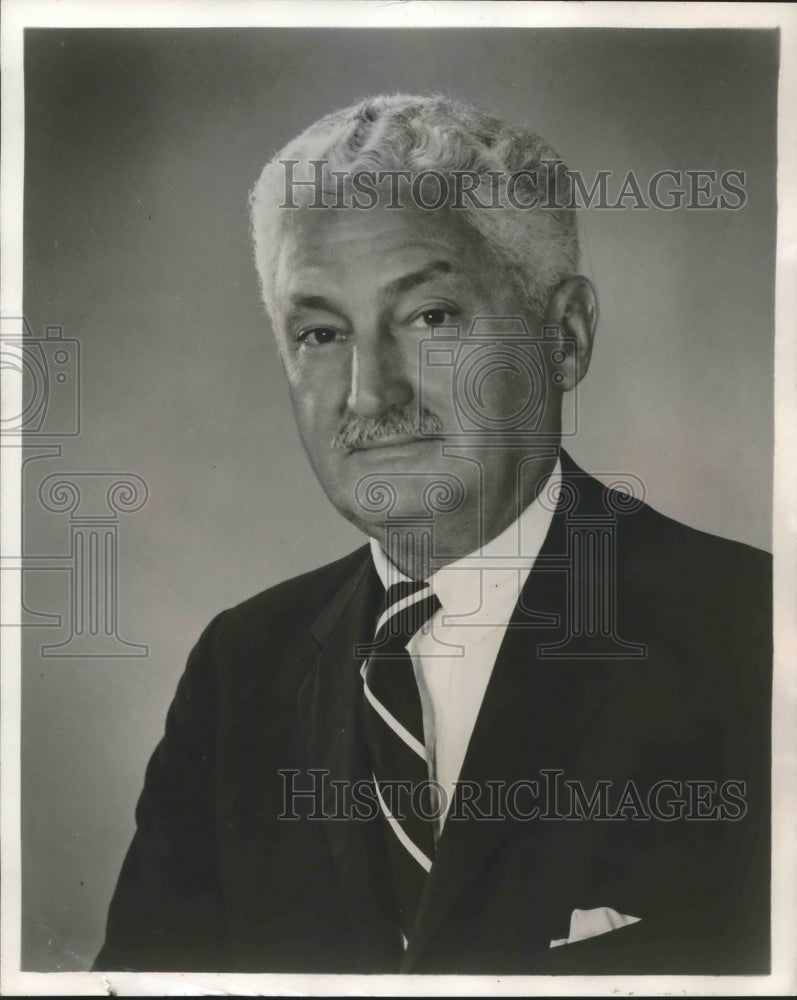 1965 Press Photo Earl Mason McGowin, Director Union Bag-Camp Paper Corporation - Historic Images