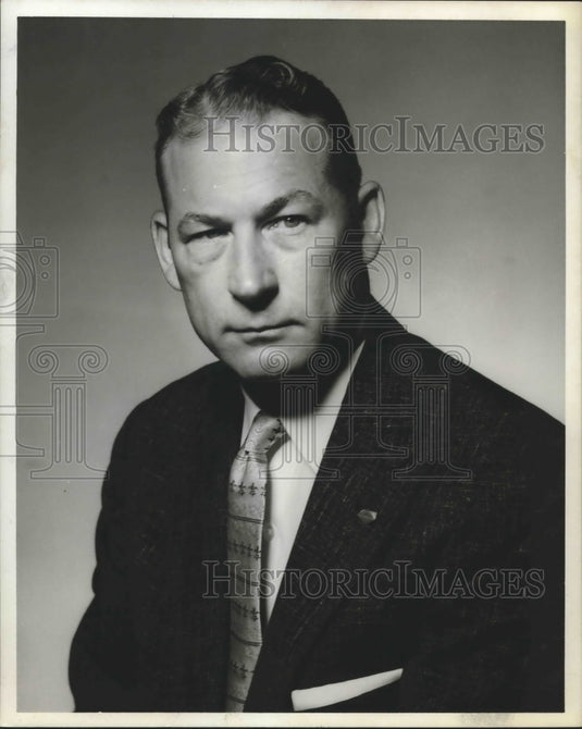 1970 Press Photo Carl A. Larsen, R. R. Official - abna36053 - Historic Images