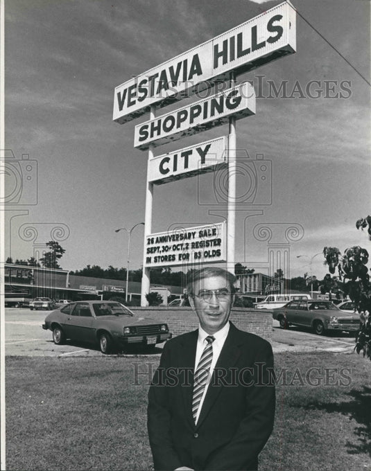 1982, Harold Lavier, President of Vestavia Merchants Association - Historic Images