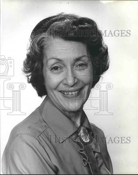 1979, Mrs. Evelyn McConaghy, President, Children's Hospital Auxiliary - Historic Images