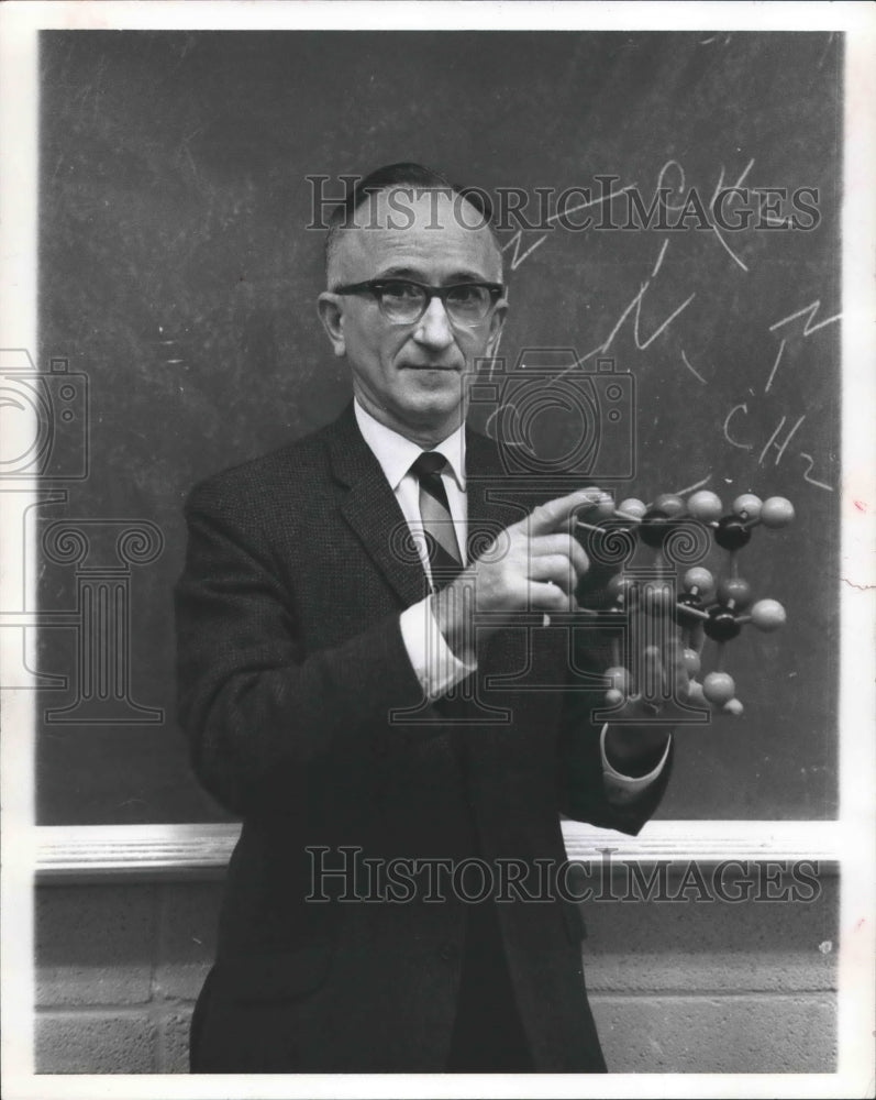 1970, Doctor James H. Langston, Head Chemist of Samford College - Historic Images