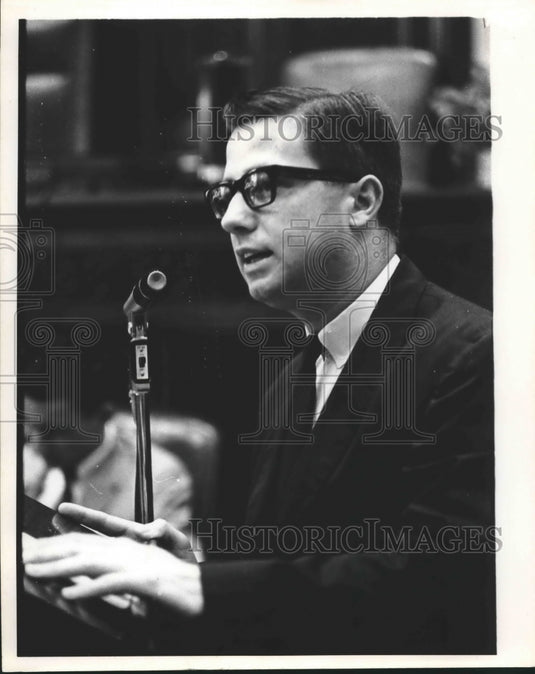 1965 Press Photo Senator E. C. Hornsby of Tallapoosa, Alabama - abna36176-Historic Images