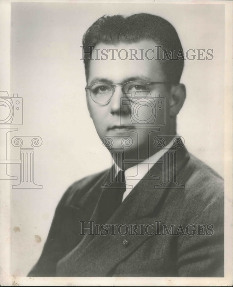 1950 Press Photo Robert W. Hansen, Eagle Editor - abna36208-Historic Images