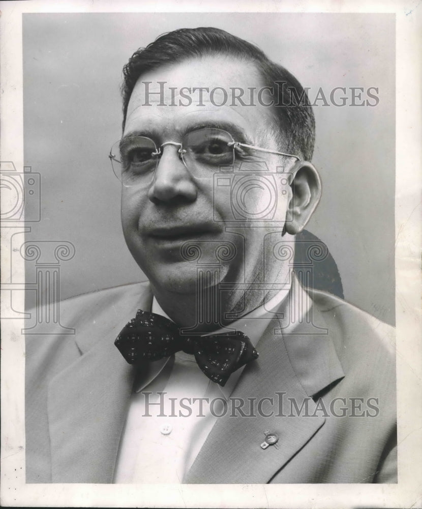 1951 Press Photo Doctor J. Earle Johnson, Oratorical Official - abna36217-Historic Images