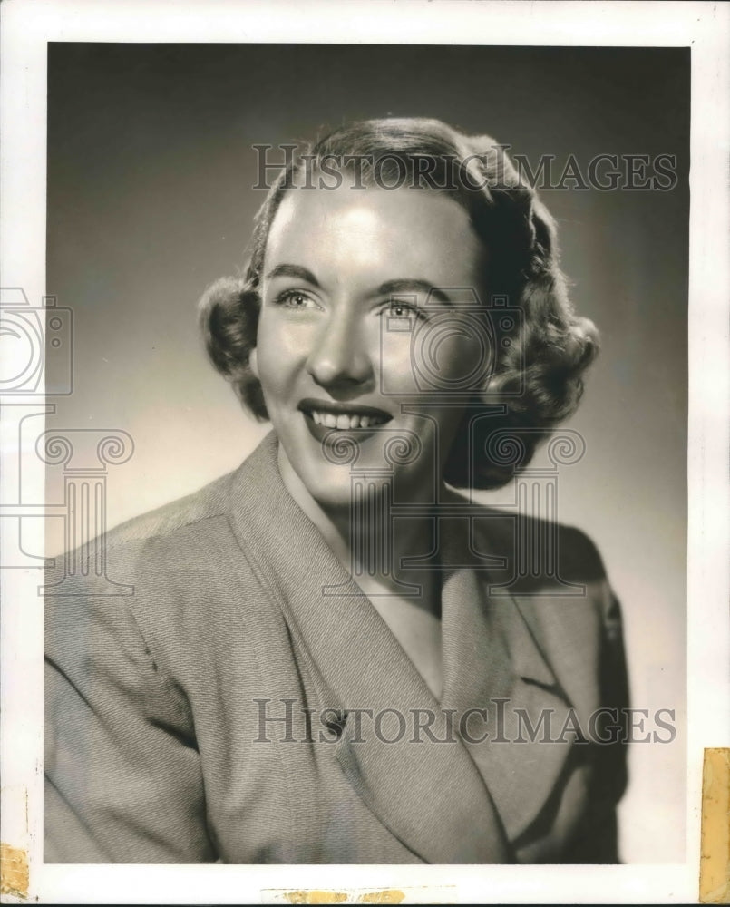 1956 Press Photo Miss Margaret Ann Crutcher, a professional fashion coordinator-Historic Images