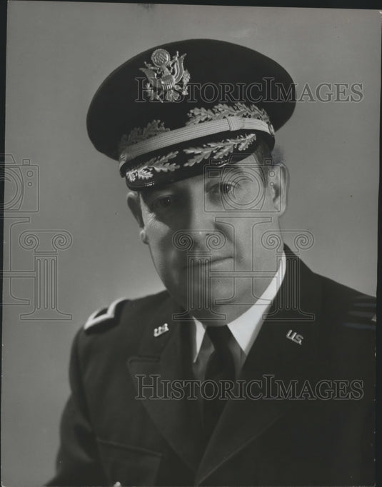 1966 Press Photo Major General James Taylor Hardin, Commanding Officer, 31st - Historic Images