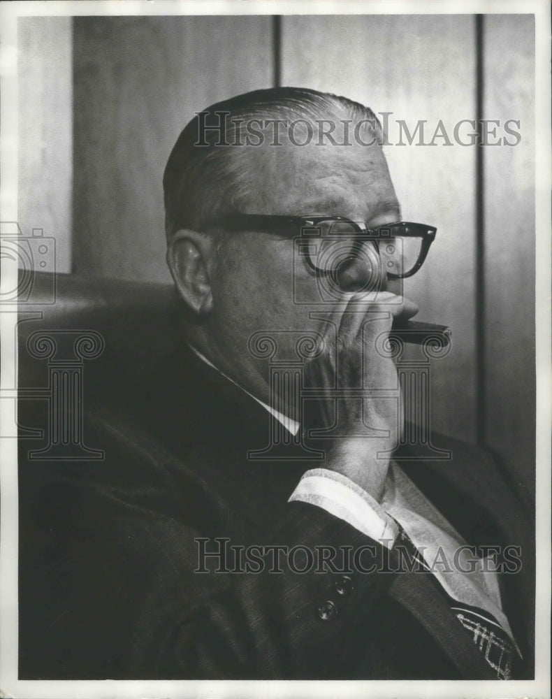 1974 Press Photo W. Cooper Green, Jefferson County Commissioner - abna36356 - Historic Images