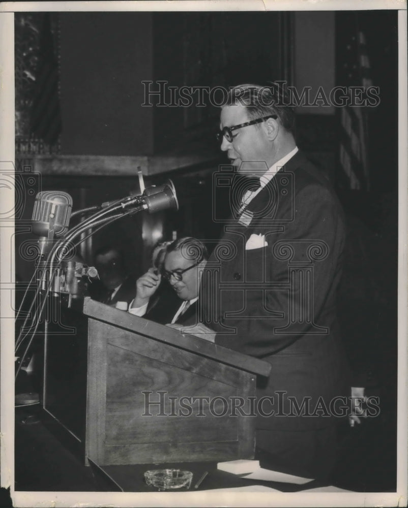 1950 Honorary W. Cooper Green, Mayor of Birmingham at Conference - Historic Images