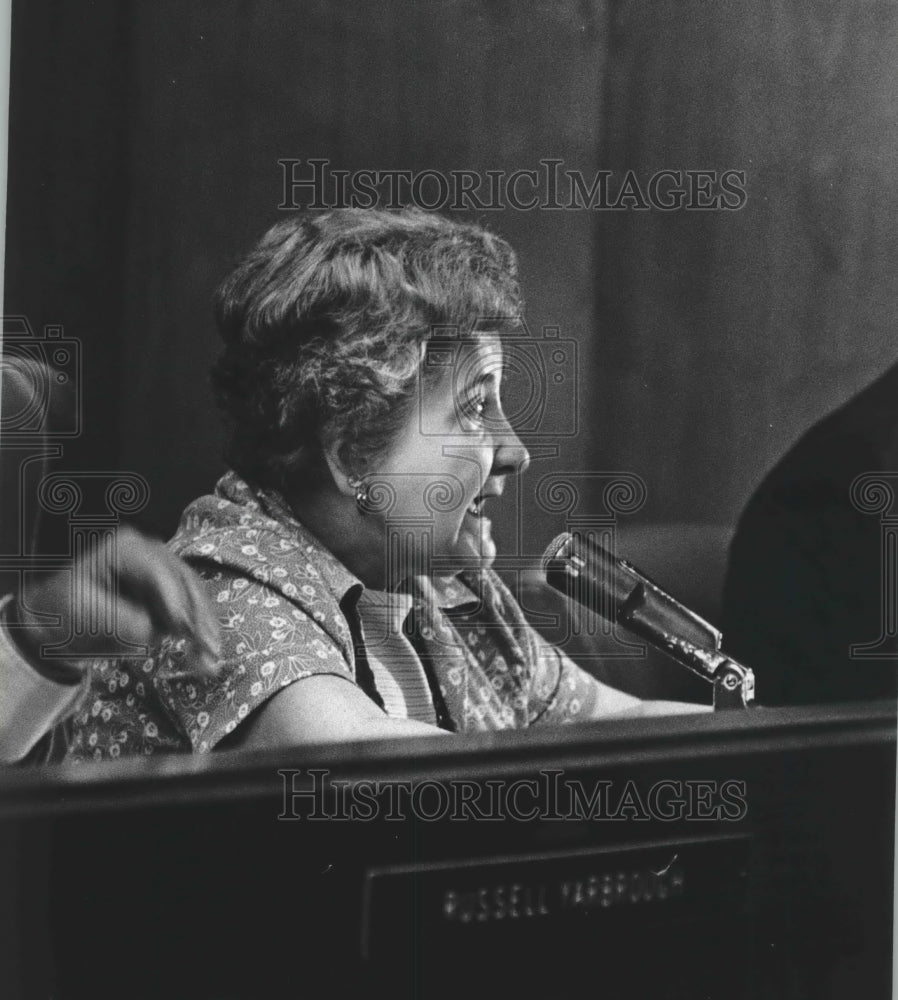 1979 Press Photo Nina Miglionico, City Council, Birmingham Civic Center - Historic Images