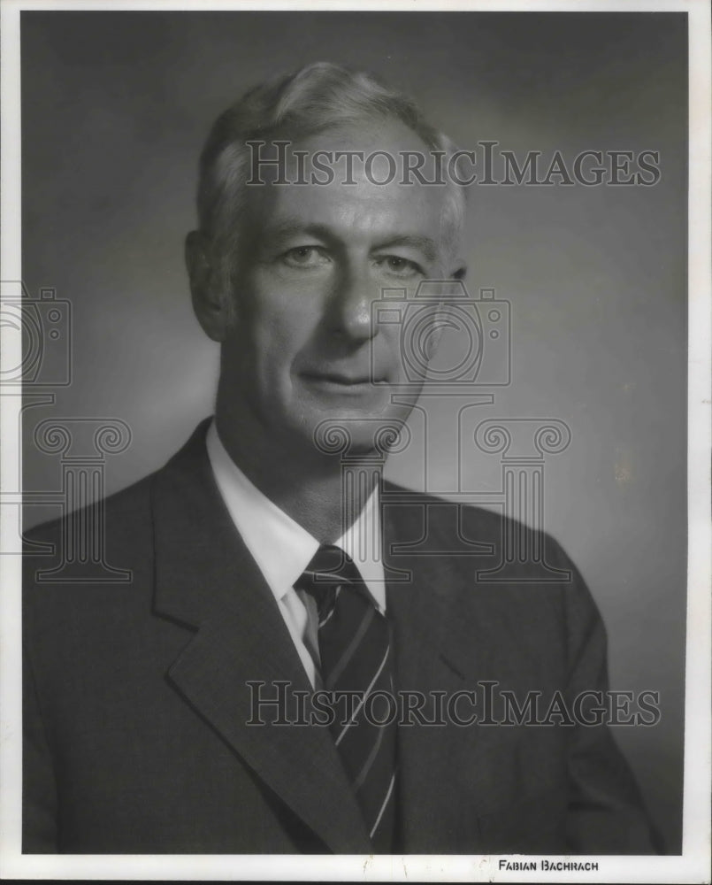 1973 William M. Miller, First National Bank executive - Historic Images