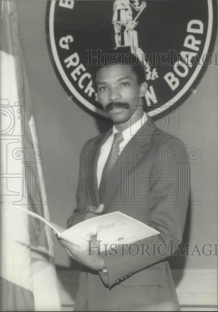 1987, Melvin Miller, Parks Director - abna36576 - Historic Images