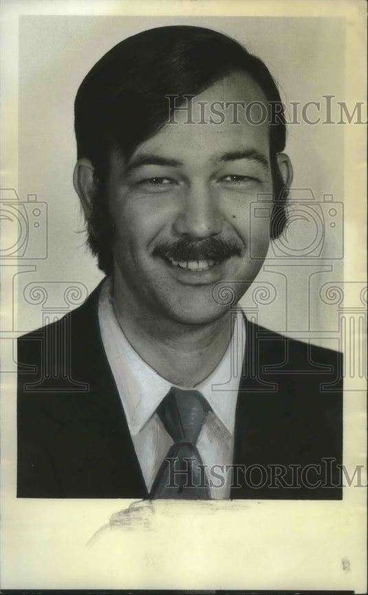 1973 Press Photo Charles Nix, News Staff - abna36602 - Historic Images