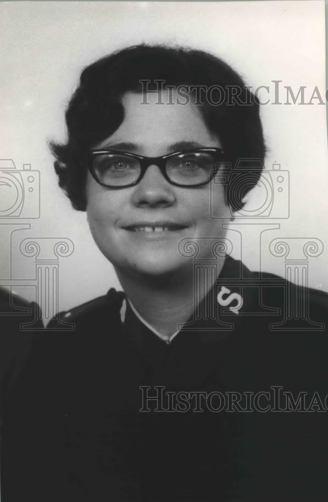 1970 Press Photo Mrs. John Montgomery, Salvation Army - abna36869 - Historic Images