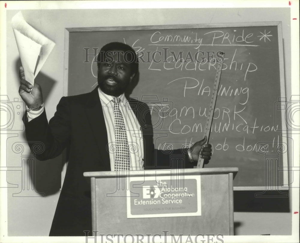 Press Photo Willie Harkin, Auburn, Alabama Cooperative Extension Service - Historic Images