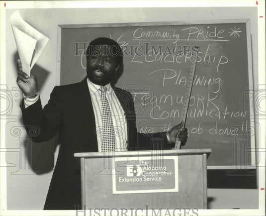 Press Photo Willie Harkin, Auburn, Alabama Cooperative Extension Service - Historic Images