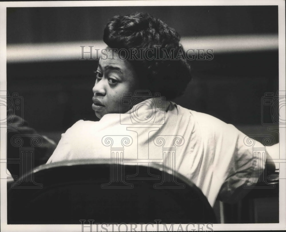 1991 Benita Leith at hearing for kidnapping baby from Hospital - Historic Images