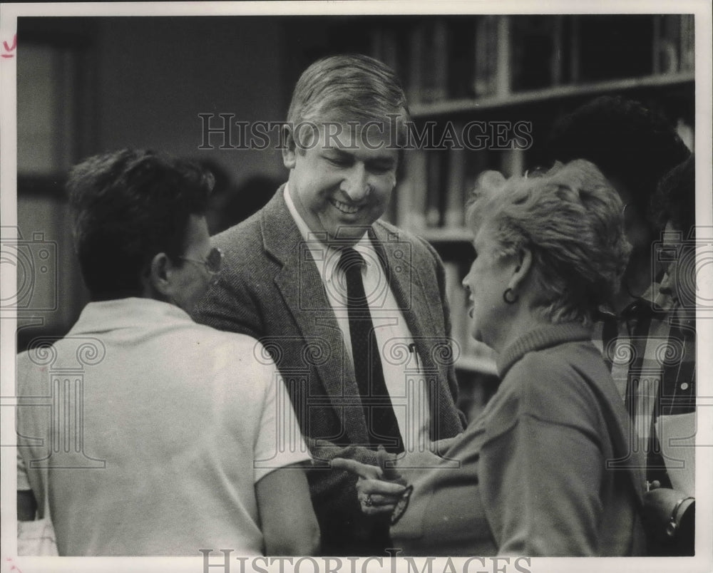 1990, Rafael McDaniel, acting Principal Minor High School, Alabama - Historic Images