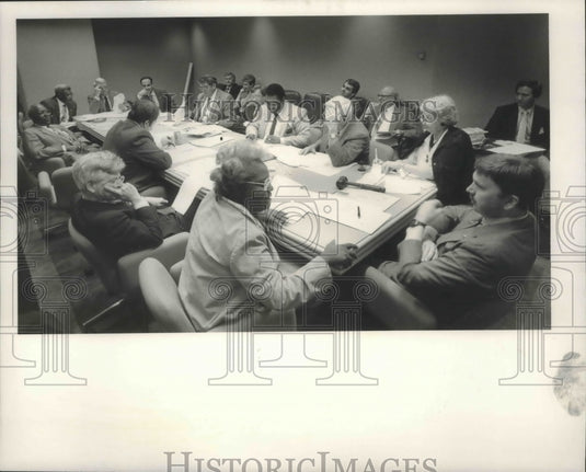 1988 Bobbie McDowell and Gary White (Foreground) at Meeting, Alabama - Historic Images