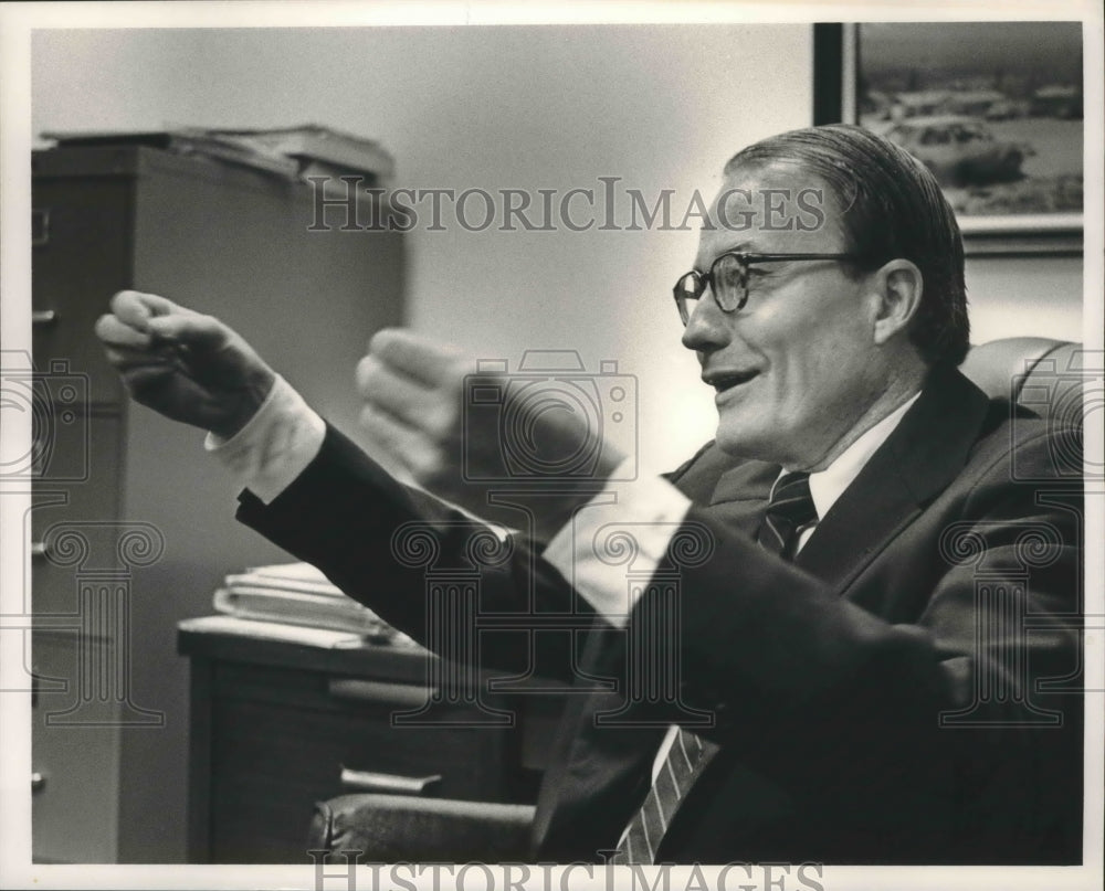 1986, Francis McGovern, University of Alabama, Law Professor - Historic Images