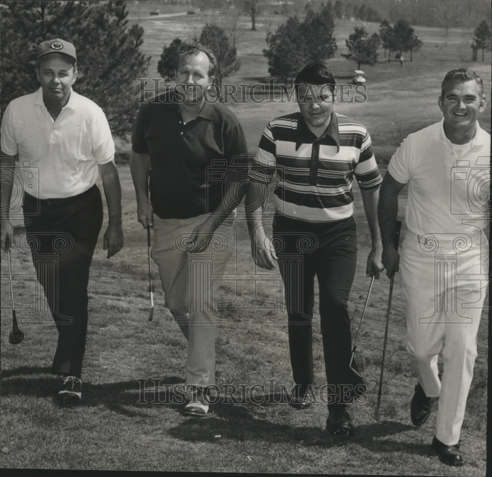 1972, High School Coaches Play Golf, Alabama - abna37126 - Historic Images