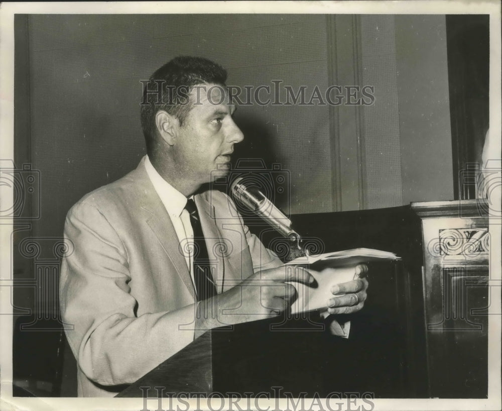 1965 Press Photo Senator Ed Horton of Limestone, Alabama - abna37131 - Historic Images