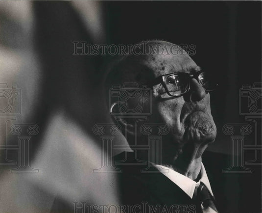 1983, Lister Hill, Former Senator in Sheffield - abna37143 - Historic Images