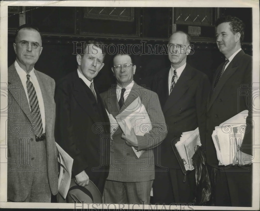 1946 Press Photo Lister Hill, Alabama Politician - abna37147 - Historic Images