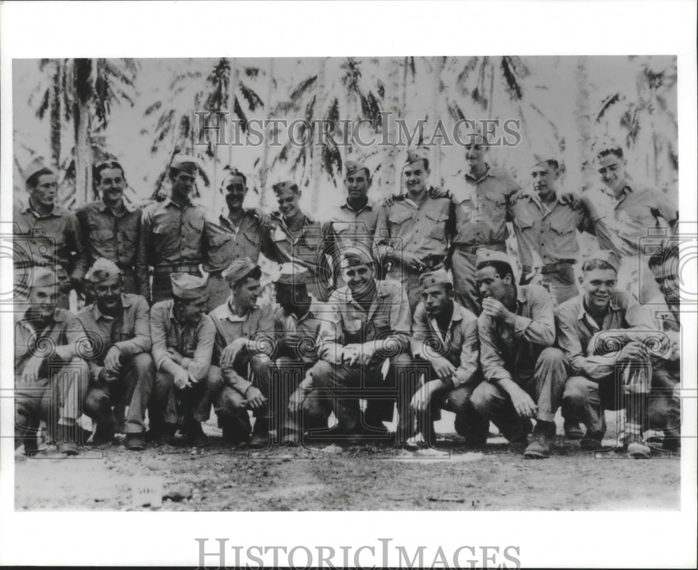 Press Photo Howell Hefflin & World War II soldiers - abna37152 - Historic Images