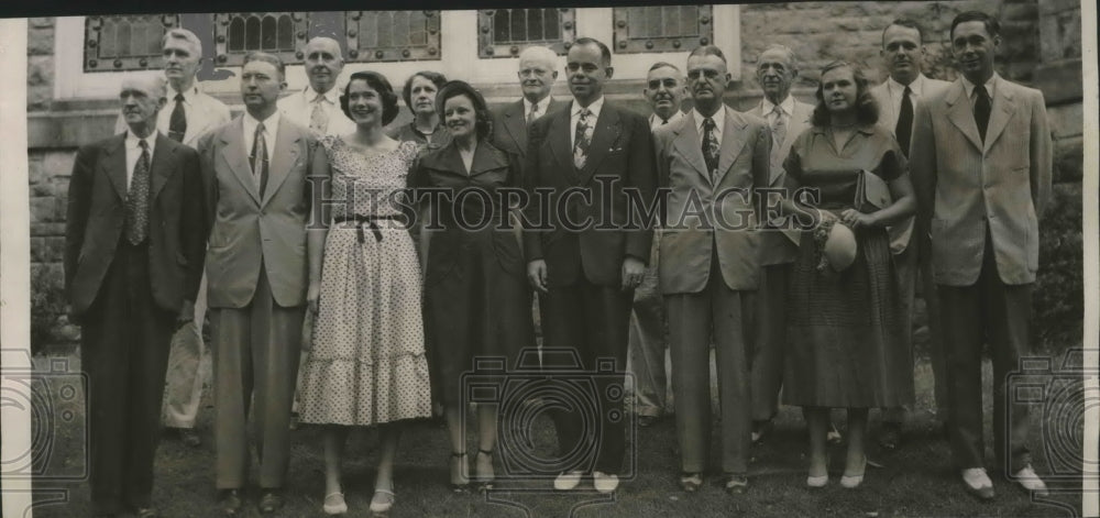 1951 Press Photo Reverend Frank Alfred Mathes, Synod of Alabama Committee - Historic Images