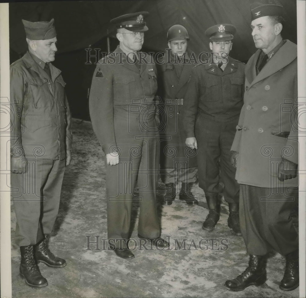 1951 Press Photo Dixie Division Inspected at Fort Jackson, South Carolina - Historic Images