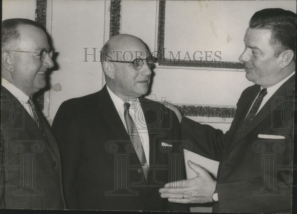 1961, New APA Officers Herve Charest, Harold May, Jones Giles - Historic Images