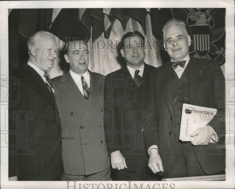 1948 Press Photo United States Conference of Mayors with William O&#39;Dwyer, Others - Historic Images